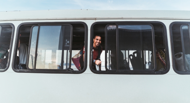 The second pillar of the Los Angeles Declaration is devoted to promoting regular pathways for migration. Pictured here is a migrant during a relocation process in Brazil.